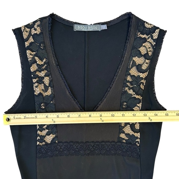 Elegant Black Lace Dress SMALL - Picture 3 of 10